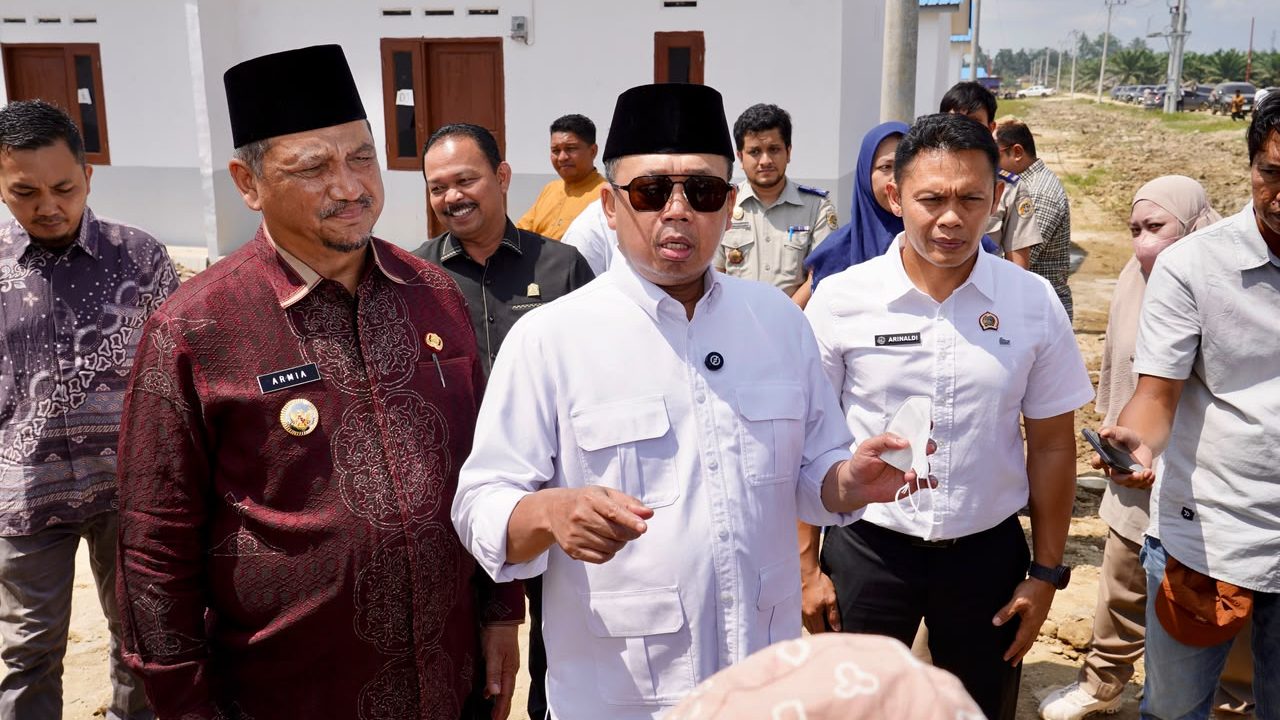 Tinjau Lokasi Huntap bagi Korban Bencana Aceh Tamiang, Menteri Nusron Pastikan Lahan 100% Siap Digunakan